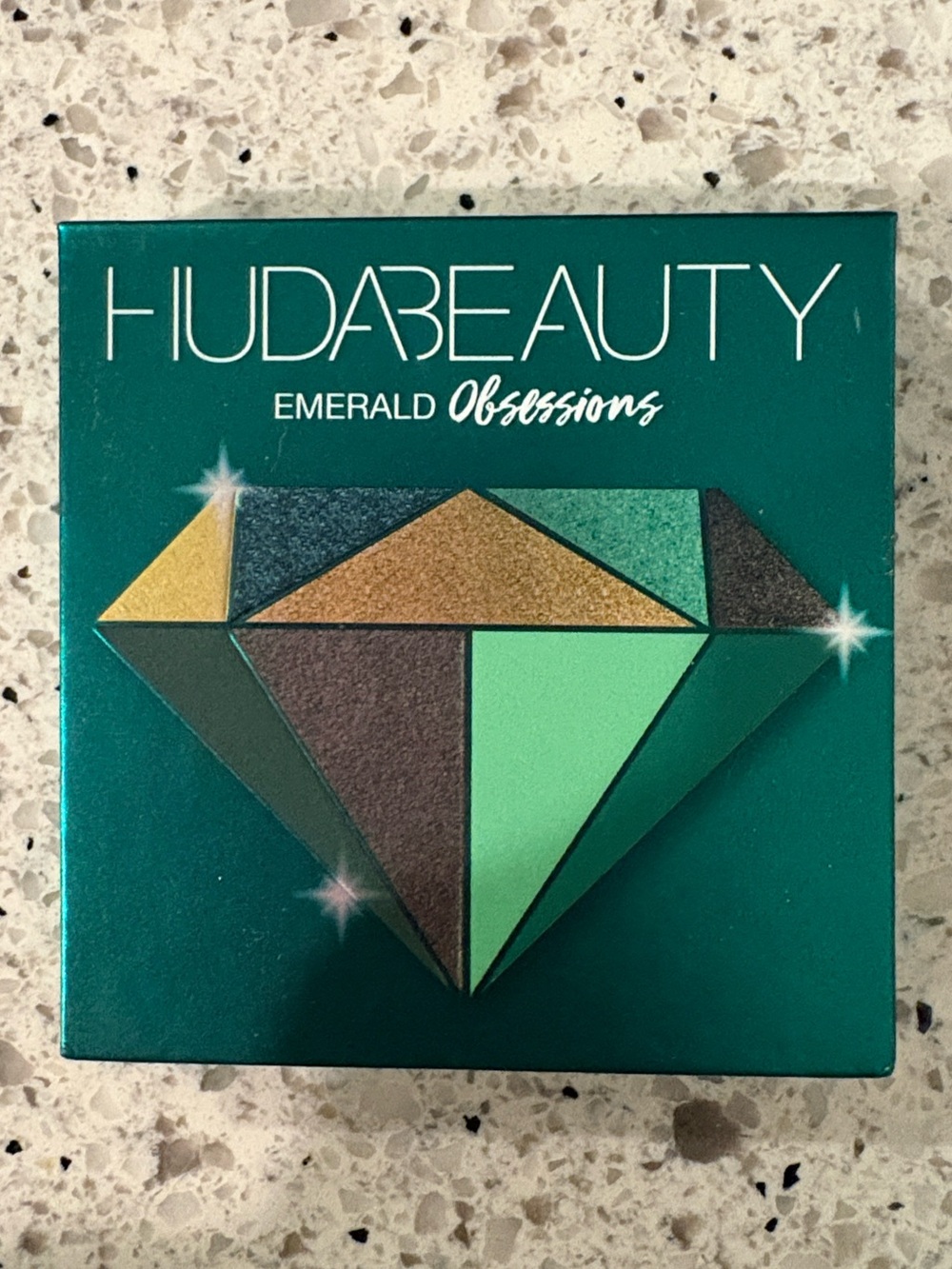 Huda Beauty Emerald Obsessions Mini Makeup Palette, Used